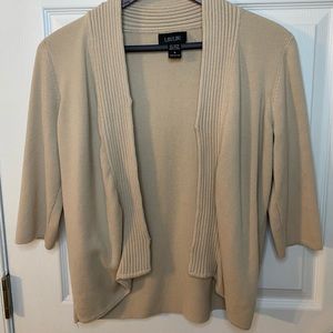 Crop Cardigan- Beige